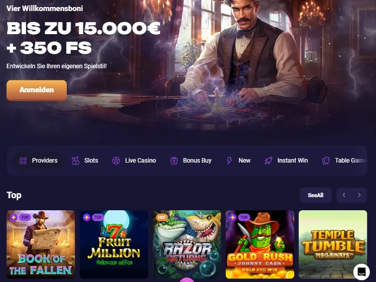 Spirit Casino Website