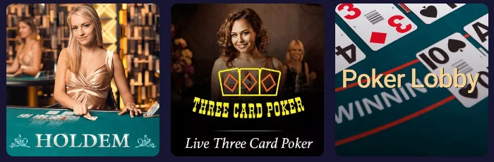 Spirit Live-Poker-Optionen